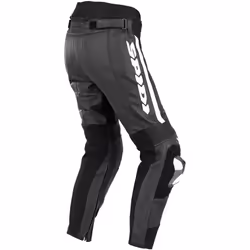 Spidi RR Pro 2 Pantalon en cuir de moto dames, noir-blanc, taille 42 pour Femmes
