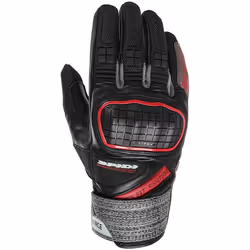 Spidi X-Force Gants de moto, noir-rouge, taille S pour Hommes