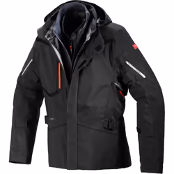 Spidi H2Out Step-InArmor Mission-T Veste textile de moto, noir, taille M pour Hommes