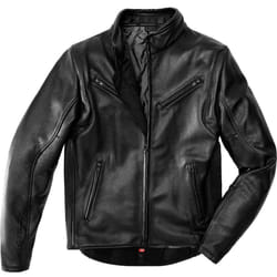 Spidi Premium Veste en cuir de moto, noir, taille 58 pour Hommes