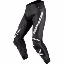 Spidi RR Pro 2 Pantalon de moto en cuir, noir-blanc, taille 48 pour Hommes