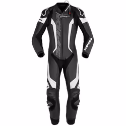 Spidi Laser Pro Combinaison en cuir de moto perforée d'une pièce, noir-blanc, taille 52 pour Hommes - Vue supplémentaire 2