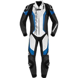 Spidi Laser Pro Combinaison en cuir de moto perforée d’une pièce, noir-bleu, taille 46 pour Hommes