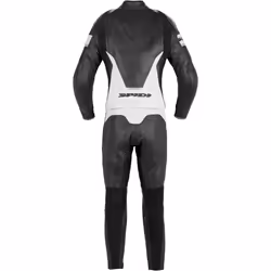Spidi Laser Touring Deux pièces dames costume en cuir de moto, noir-blanc, taille 44 pour Femmes