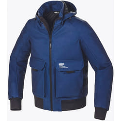 Spidi Metromover H2Out Veste textile moto, noir-bleu, taille L pour Hommes