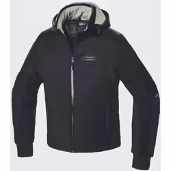Spidi Armor H2Out Hoodie de moto, noir-blanc, taille S pour Hommes