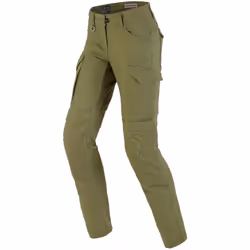 Spidi Pathfinder Cargo Pantalon textile de moto pour femmes, vert, taille 28