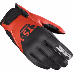 Spidi CTS-1 K3 Gants de moto, noir-rouge, taille XL pour Hommes