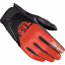 Spidi CTS-1 Gants de moto de dames, noir-rouge, taille S pour Femmes