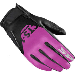 Spidi CTS-1 Gants de moto de dames, noir-rose, taille L pour Femmes