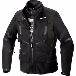 Spidi 4 Season Evo H2Out Veste textile moto, noir-vert, taille 4XL pour Hommes