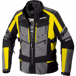 Spidi 4 Season Evo H2Out Veste textile moto, noir-jaune, taille M pour Hommes