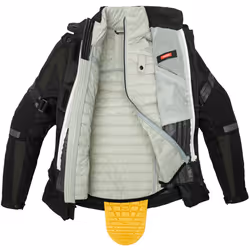Spidi 4 Season Evo H2Out Veste textile de moto de dames, noir-vert, taille 2XL pour Femmes