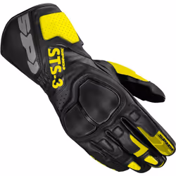 Spidi STS-R3 Gants de moto, noir-jaune, taille M pour Hommes
