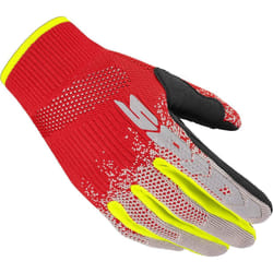 Spidi X-Knit Gants de moto, noir-rouge, taille M pour Hommes