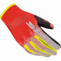 Spidi X-Knit Gants de moto, noir-rouge, taille M pour Hommes