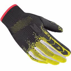 Spidi X-Knit Gants de moto, noir-jaune, taille L pour Hommes