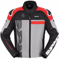 Spidi Progressive Net WindOut Veste textile de moto, noir-gris-rouge, taille 3XL pour Hommes - Vue supplémentaire 2