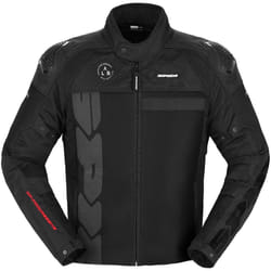 Spidi Progressive Net WindOut Veste textile de moto, noir-gris, taille S pour Hommes