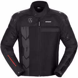 Spidi Progressive Net WindOut Veste textile de moto, noir-gris, taille S pour Hommes