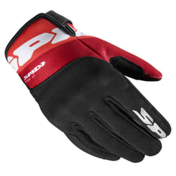 Spidi Flash-KP Gants de moto Tex, noir-rouge, taille S pour Hommes
