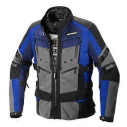 Spidi 4 Season Evo H2Out Veste textile moto, noir-bleu, taille S pour Hommes