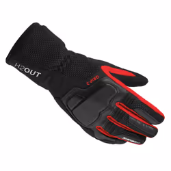Spidi Grip 3 H2Out Gants de moto pour dames, noir-rouge, taille 2XL pour Femmes