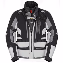 Spidi All Road H2Out Veste textile de moto, gris, taille L pour Hommes