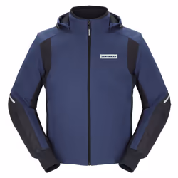 Spidi Armor H2Out Hoodie de moto, bleu, taille L pour Hommes