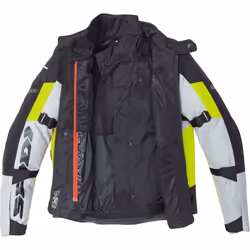 Spidi Crossmaster Veste textile de moto, blanc-jaune, taille M pour Hommes - Vue supplémentaire 4