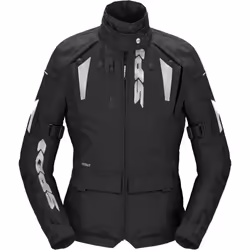 Spidi Crossmaster Veste textile de moto, noir, taille L pour Femmes