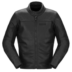 Spidi Genesis Veste en cuir de moto, noir, taille 46 pour Hommes