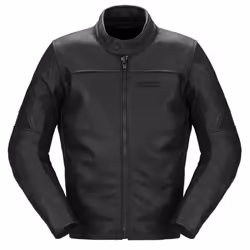 Spidi Genesis Veste en cuir de moto, noir, taille 54 pour Hommes