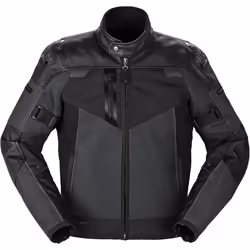 Spidi Vent Pro Veste en cuir de moto, noir, taille 50 pour Hommes