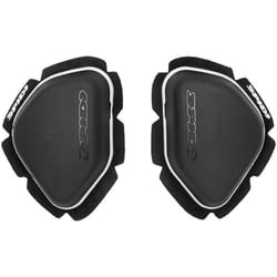 Spidi Racing Curseur de genou, noir-blanc pour Hommes