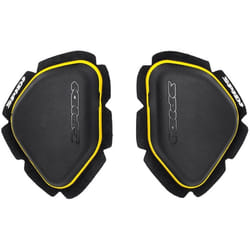 Spidi Racing Curseur de genou, noir-jaune pour Hommes