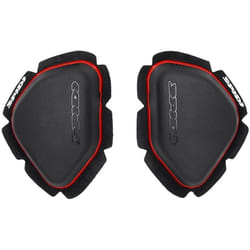 Spidi Racing Curseur de genou, noir-rouge pour Hommes