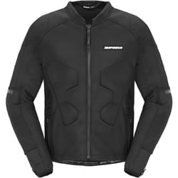 Spidi Armored Tex Veste textile de moto, noir, taille L pour Hommes