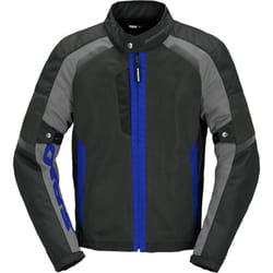 Spidi Tek Net Veste moto, noir-gris-bleu, taille M pour Hommes