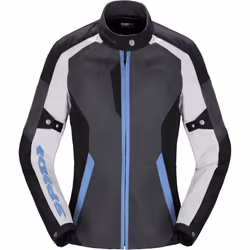 Spidi Tek Net Veste de moto pour dames, gris-bleu, taille XL pour Femmes