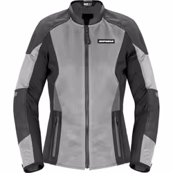 Spidi Super Net Veste textile de moto pour femmes, gris, taille XL