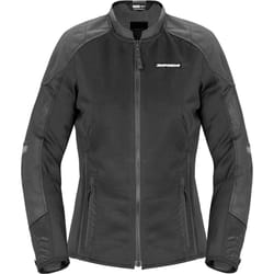 Spidi Super Net Veste textile de moto pour femmes, noir, taille XL