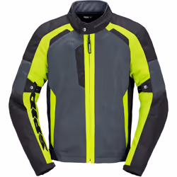Spidi Tek Net Veste moto, noir-gris-jaune, taille M pour Hommes