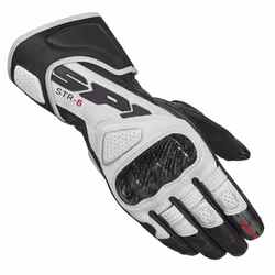 Spidi STR-6 Gants de moto, noir-blanc, taille XL pour Hommes
