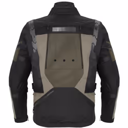 Spidi 4 Season Evo H2Out Veste textile moto, noir-vert, taille L pour Hommes