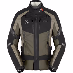 Spidi 4 Season Evo H2Out Veste textile de moto de dames, noir-vert, taille 2XL pour Femmes
