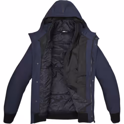 Spidi Riding Parka H2Out veste textile de moto imperméable, bleu, taille L pour Hommes
