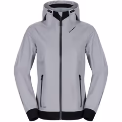 Spidi Hoodie Shell Veste fonctionnelle pour dames, noir-gris, taille L pour Femmes