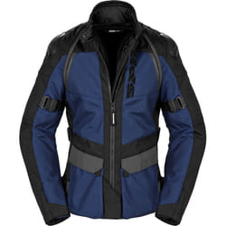 Spidi RW H2Out Veste textile de moto pour dames, noir-bleu, taille L pour Femmes
