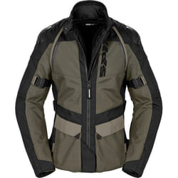 Spidi RW H2Out Veste textile de moto pour dames, noir-vert, taille L pour Femmes